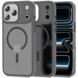 Pilkas matinis dėklas Apple Iphone 17 Pro Max "Tech-Protect Magmat Magsafe"