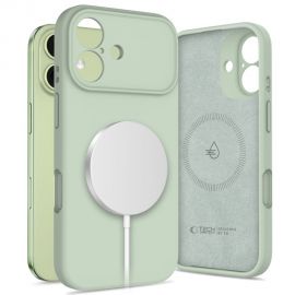 Sage dėklas Apple Iphone 17 "Tech-Protect Silicone Magsafe"