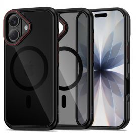 Juodas-raudonas dėklas Apple Iphone 17 "Tech-Protect Maghybrid Magsafe"