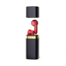 Juodos belaidės ausinės "Guess Lipstick Shape TWS Wireless Earphones"