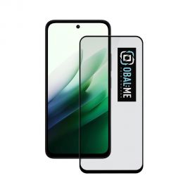 Juodas apsauginis ekrano stikliukas Xiaomi Redmi 15 5G "OBAL:ME 5D Glass Screen Protector"