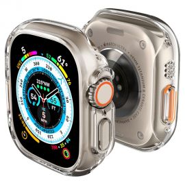 Skaidrus dėklas Apple Watch Ultra 1 / 2 / 3 (49 MM) "Spigen Thin Fit"