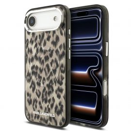 Rudas dėklas Karl Lagerfeld IML Leopard MagSafe telefonui Apple iPhone Air