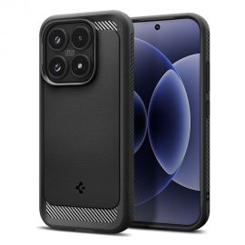 Juodas matinis dėklas Xiaomi 17 "Spigen Rugged Armor"