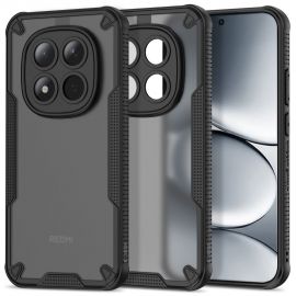 Juodas matinis dėklas Xiaomi Redmi Note 15 Pro 5G "Tech-Protect Rugged Shield"