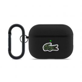 Juodas dėklas Apple Airpods Pro 3 "Lacoste Petit Pique Croc Logo Patch"