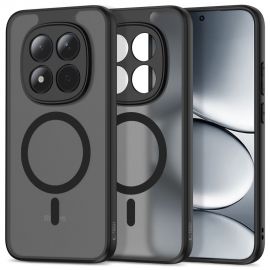 Juodas matinis dėklas Xiaomi Redmi Note 15 Pro 5G "Tech-Protect Magmat Magsafe"