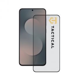 Juodas apsauginis ekrano stikliukas Samsung Galaxy S25 FE "Tactical Glass Shield 5D"