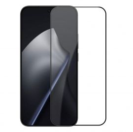 Juodas apsauginis grūdintas stiklas Nillkin Tempered Glass 2.5D CP+ PRO telefonui Xiaomi 15T/15T Pro