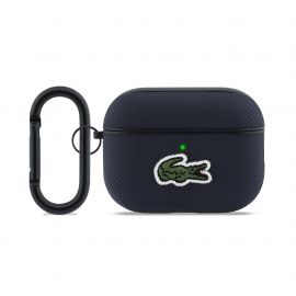 Mėlynas dėklas AirPods Pro 3 "Lacoste Liquid Silicone Croc Logo"