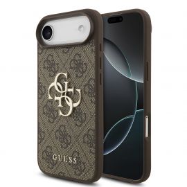 Rudas originalus dėklas Guess PU 4G Metal Logo telefonui Apple Iphone Air