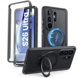 Juodas dėklas Samsung Galaxy S26 Ultra "Supcase Cosmo Mag Magsafe"