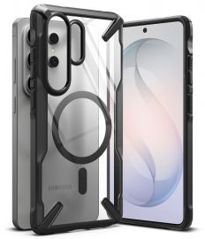 Juodas dėklas Samsung S26 Ultra "Ringke Fusion X Magnetic Magsafe"