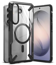 Juodas dėklas Samsung S26 Plus "Ringke Fusion X Magnetic Magsafe"
