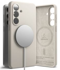 Akmens spalvos dėklas Samsung Galaxy S26 Plus "Ringke Silicone Magnetic Magsafe"