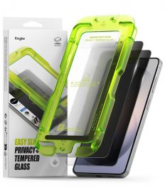 Juodas privatumo apsauginis ekrano stikliukas Samsung Galaxy S26 Plus "Ringke Easy Slide 2-Pack"