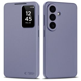 Purpurinis atverčiamas dėklas Samsung Galaxy S26 Plus "Tech-Protect Smart Wallet"
