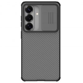 Skaidrus-Juodas dėklas Nillkin CamShield PRO Hard telefonui Samsung Galaxy S26