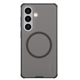 Juodas-skaidrus dėklas Nillkin Super Frosted PRO Magnetic telefonui Samsung Galaxy S26