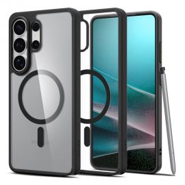 Juodas matinis dėklas Samsung Galaxy S26 Ultra "Spigen Ultra Hybrid Mag Magsafe"