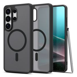 Juodas frost dėklas Samsung Galaxy S26 Ultra "Spigen Ultra Hybrid Mag Magsafe"
