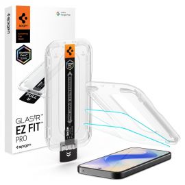 Skaidrus apsauginis stikliukas Google Pixel 10A "Spigen Glas.Tr Ez Fit Pro AC 2-Pack"