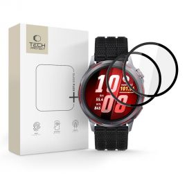 Juodas apsauginis stiklas Huawei Watch GT Runner 2 "TECH-PROTECT GLASS FLEX+ 2-PACK"