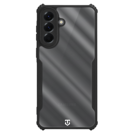 Skaidrus-juodas dėklas Tactical Quantum Stealth telefonui Samsung Galaxy A57
