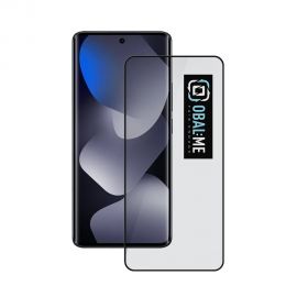 Juodas apsauginis ekrano stikliukas Xiaomi Redmi Note 15 4G/5G/Poco M8 5G "OBAL:ME 5D Glass Screen Protector"