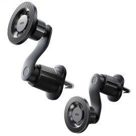 Juodas telefono laikiklis "ESR OMNILOCK MAGNETIC MAGSAFE VENT CAR MOUN"