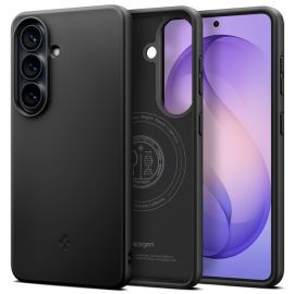 Juodas dėklas Samsung Galaxy S26 "Spigen Thin Fit Mag Magsafe"