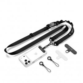 Juodas dirželis "TECH-PROTECT C9S ROPE CROSSBODY"