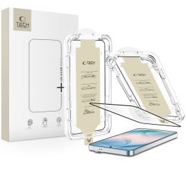 Juodas apsauginis stiklas Samsung Galaxy S26 "TECH-PROTECT QUICK SET AR+"