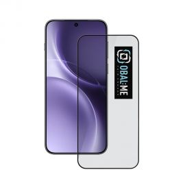 Juodas apsauginis ekrano stikliukas Vivo X300 Pro "OBAL:ME 5D Glass Screen Protector"
