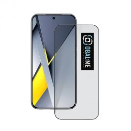 Juodas apsauginis ekrano stikliukas Xiaomi Poco F8 Pro "OBAL:ME 5D Glass Screen Protector"