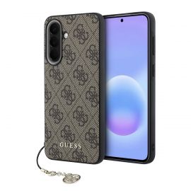 Rudas originalus dėklas Guess 4G Charms telefonui Samsung Galaxy A57
