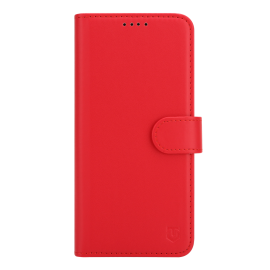 Raudonas atverčiamas dėklas Tactical Field Notes telefonui Xiaomi Redmi Note 15 4G/5G