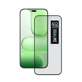 Juodas apsauginis ekrano stikliukas Honor 600 Lite "OBAL:ME 5D Glass Screen Protector"
