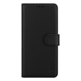 Juodas atverčiamas dėklas Tactical Field Notes telefonui Honor 600 Lite