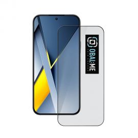 Juodas apsauginis ekrano stikliukas Xiaomi Poco F8 Ultra "OBAL:ME 5D Glass Screen Protector"