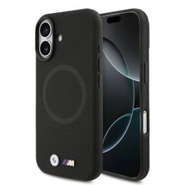 Juodas dėklas BMW M FW Metal Logo MagSafe telefonui Apple Iphone 17
