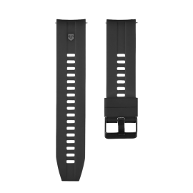 Juoda apyrankė Tactical Quick Release Silicone Band 24mm