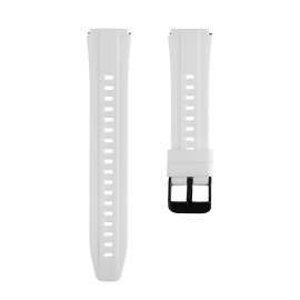Balta laikrodžio apyrankė Tactical Quick Release Silicone Band 18mm
