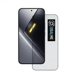 Juodas apsauginis ekrano stikliukas Xiaomi Poco X8 Pro Max "OBAL:ME 5D Glass Screen Protector"