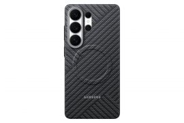 Pilkas originalus dėklas Samsung Galaxy S26 Ultra "EF-KS948SSE Carbon Magnet"
