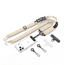 Beige siene dirželis "TECH-PROTECT C9S ROPE CROSSBODY"