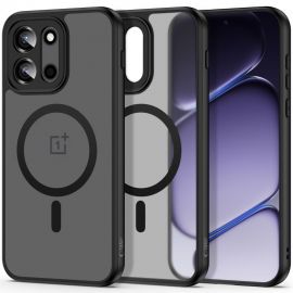 Juodas matinis dėklas OnePlus Nord 6 "Tech-Protect Magmat Magsafe"