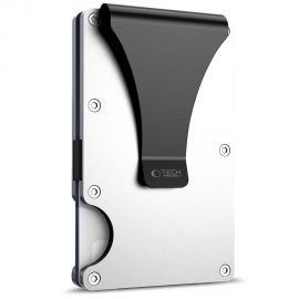Sidabrinė kortelių piniginė "TECH-PROTECT THORN RFID CARD WALLET"