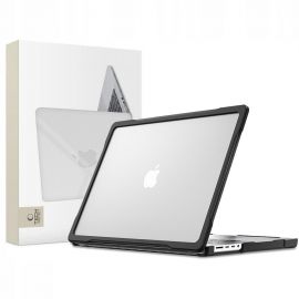 Juodas-skaidrus dėklas MACBOOK PRO 14 M1-M5 PRO / M5 PRO MAX 2021-2026 "Tech-Protect Velar"