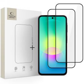 Juodas apsauginis ekrano stikliukas Samsung Galaxy A27 5G "TECH-PROTECT GLASS FIT+ 2-PACK"